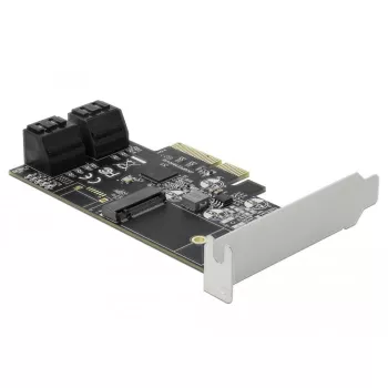 DeLOCK 90396 PCIe plokštė su 4 vidiniais SATA prievadais ir M.2 lizdu
