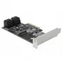DeLOCK 90396 PCIe plokštė su 4 vidiniais SATA prievadais ir M.2 lizdu