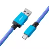 Cablemod CM-PKCA-CLBALB-ILB150ILB-R USB laidas 1,5 m USB A USB C mėlynas