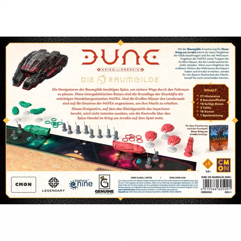 Dune: War for Arrakis – Kosminė Gildija, Stalo Žaidimo Priedas