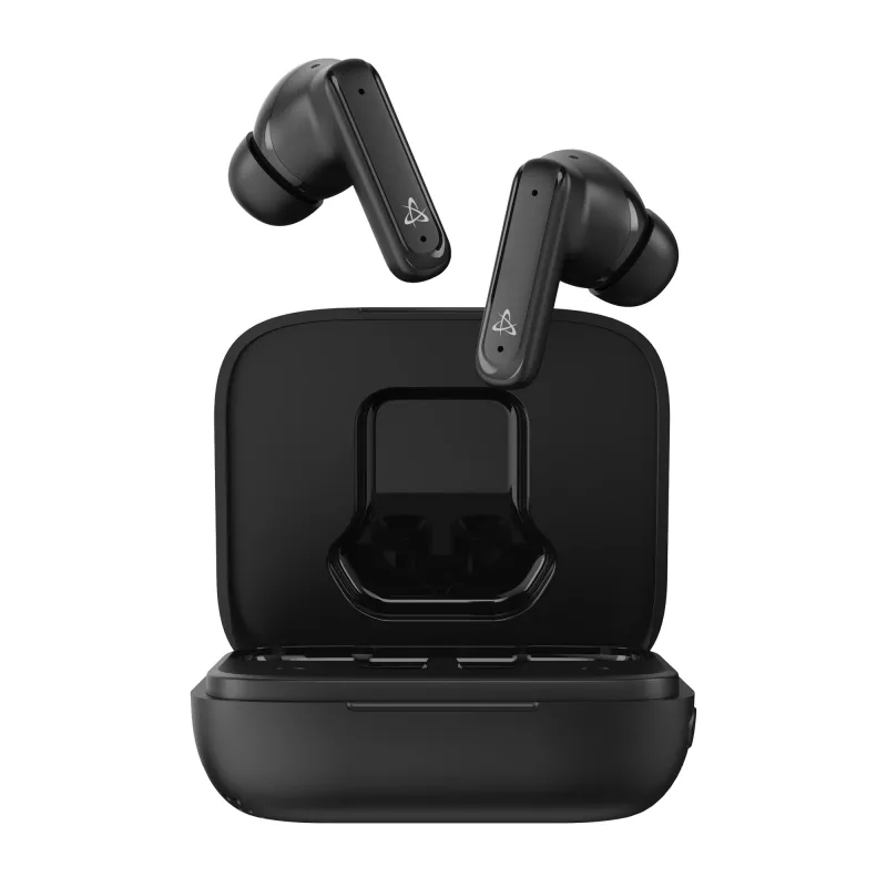 Ausinės SBOX EB-TWS08-B su lietimo ekranu juodos