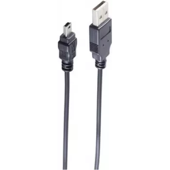 USB laidas ShiverPeaks 14-16025 USB 2.0 1m USB A USB B juodas