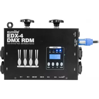 LED dimmer paketas EUROLITE EDX-4 DMX RDM 4 kanalų 10 A