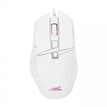Pelė Baracuda BGM-051 Raptor balta USB
