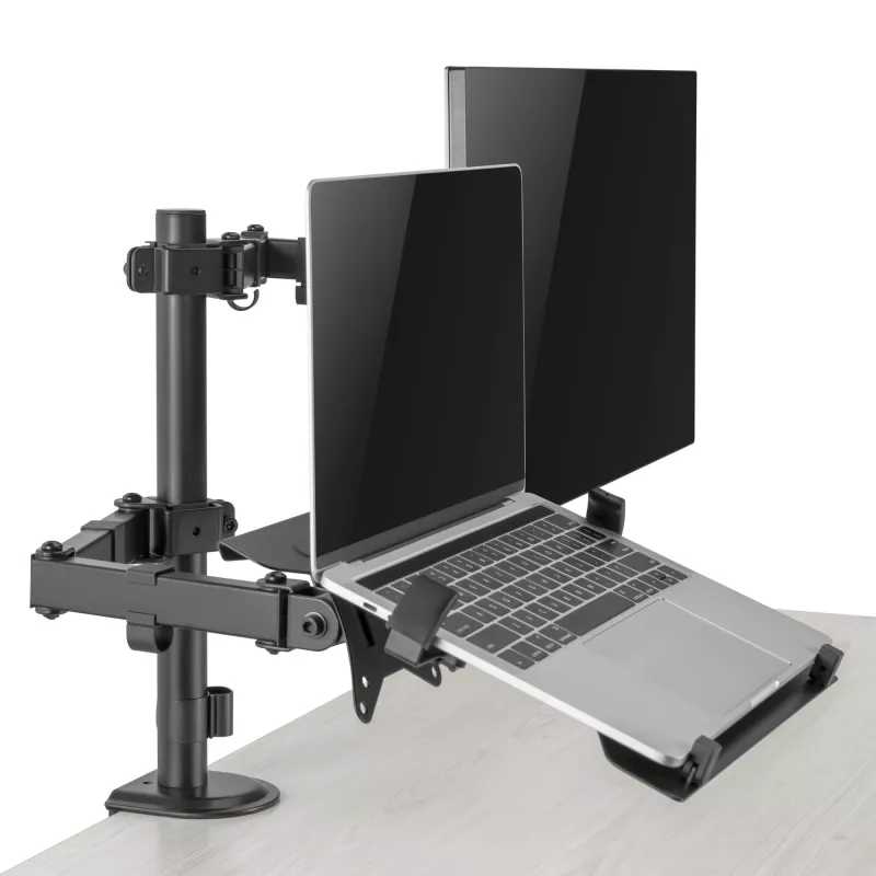Sieninis monitoriaus laikiklis SBOX LCD-LM01-2 13–27 colių, max 12 kg, VESA 100x100