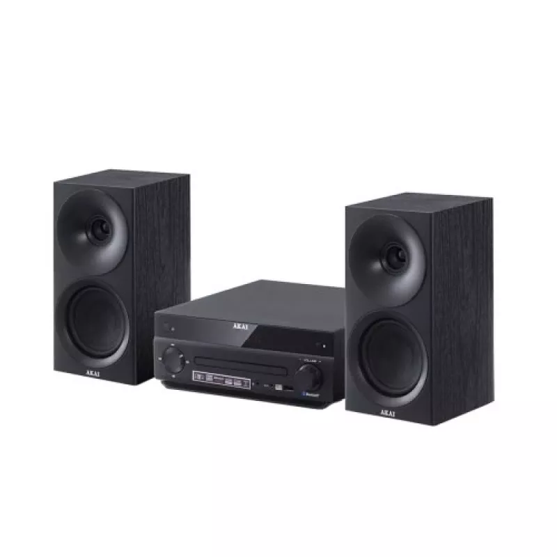 Muzikos centras AKAI AM-301 BK – kompaktiška garso sistema namams