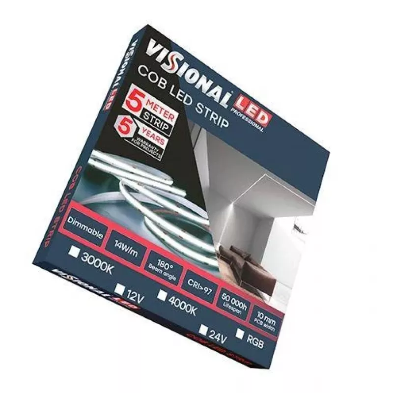 Lempa VISIONAL 14W FCOB528WW-12V