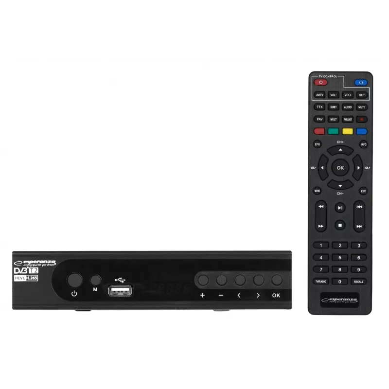 Dekoderis TV DVB-T2 HEVC H.265 su HDMI