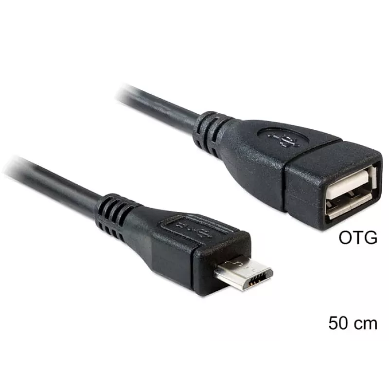 USB laidas DeLOCK 50cm Micro-USB B USB 2.0 A 83183