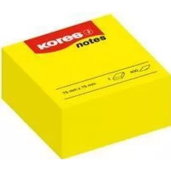 Kores N46074 geltoni lipnūs bloknotai