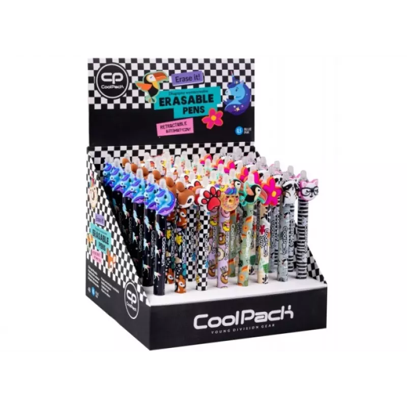 Ištraukiamas trinamas rašiklis CoolPack Girls