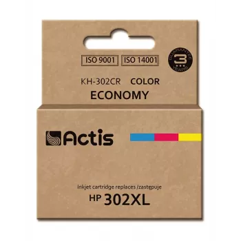 Actis KH-302CR rašalas (pakeičia HP 302XL F6U67AE; Premium; 21 ml; spalvotas)