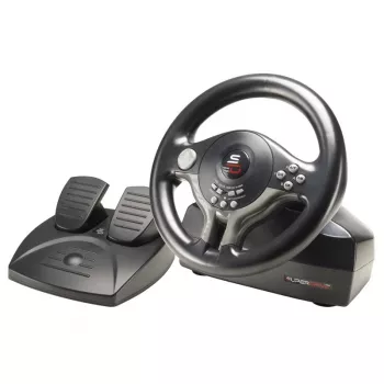 Vairas + pedalai Subsonic SV200 juodai pilkas USB 180° sukimas