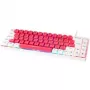 GAMIAC TKL69G SF Gaming klaviatūra, Kailh Red – balta/raudona