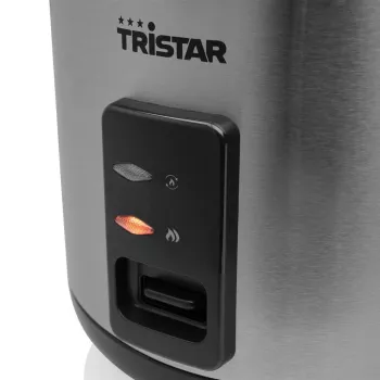 Ryžių virimo puodas Tristar RK-6147 — 1,5 l, 500 W, juodas/sidabrinis