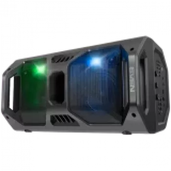 Nešiojamas garsiakalbis SVEN PS-600, juodas (50W, TWS, Bluetooth, FM, USB, microSD, LED ekranas, 4000 mAh)