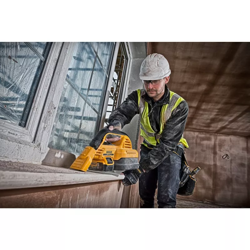 DEWALT DCV517N-XJ – šlapias ir sausas siurbimas – 954 l/min – Juoda – Geltona – 1,9 l – 18 V – Ličio jonų