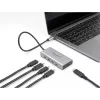 DeLOCK USB Hub 10 Gbps USB Type-C 4 prievadai PD 85W 30 cm kabelis