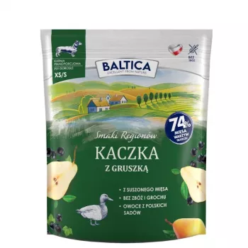 Baltica Smaki Regionow Small Breeds sausas pašaras šunims su antiena ir kriaušėmis, XS/S 1 kg