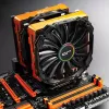 Cryorig CR-CCO dengiamasis dangtelis R1 Universal / R1 Ultimate – oranžinis ABS, 140×23×131 mm