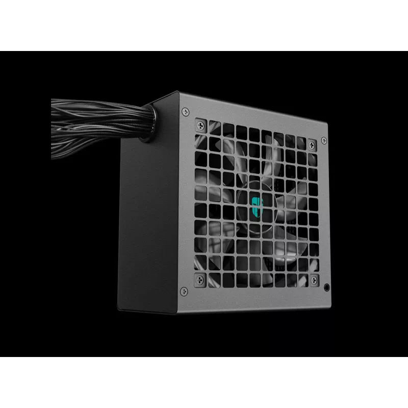 ATX maitinimo blokas DeepCool PF600X 600W 80 PLUS Bronze, 600 W, 12 cm ventiliatorius, ATX 2.52, 24 kontaktų, 2×(6+2) PCIe, 8×SATA
