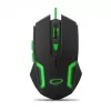 Esperanza MX205 Fighter pelė žaidimams, dešinei rankai, USB-A, optinė, 2400 DPI