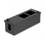 Paskirstymo dėžutė DeLOCK Easy 45 moduliams, metalinė, juoda, 4×22,5×45 mm arba 2×45×45 mm