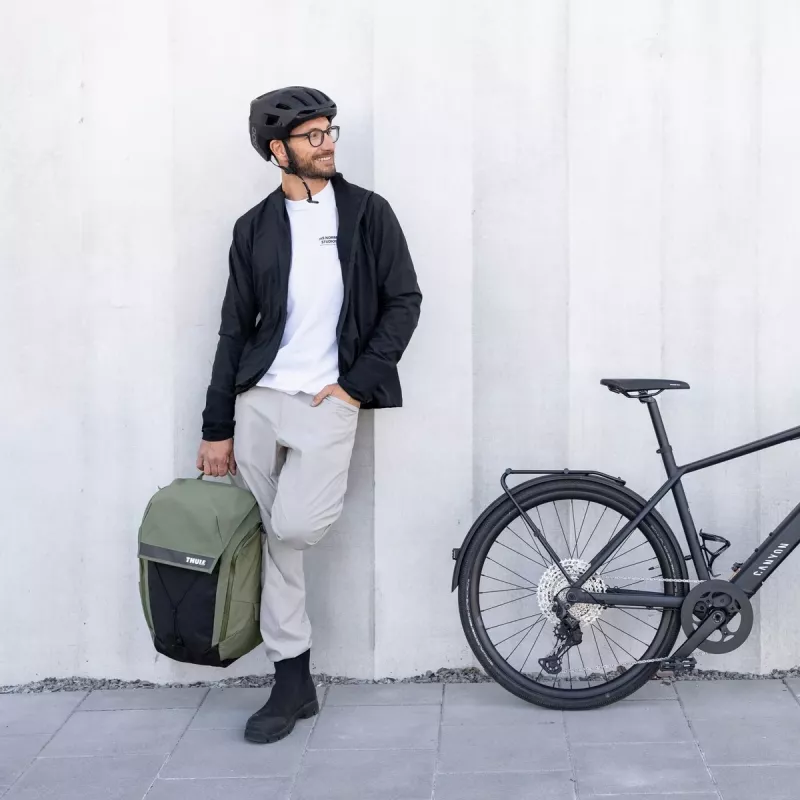 Dviračių kuprinė Thule Paramount 28L – Žalia