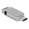 USB atmintukas DeLOCK 128GB USB-C Type-A sukamas modelis