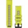 Garmin QuickFit 010-13393-08 Graphite Yellow – Silikoninis 26 mm dirželis