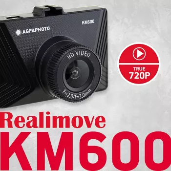 Automobilinis vaizdo registratorius Agfa Photo Realimove KM600 HD juodas