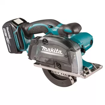 Makita DCS552RTJ nešiojamasis diskinis pjūklas 13,6 cm, juodos ir mėtų spalvos, 3600 aps./min.