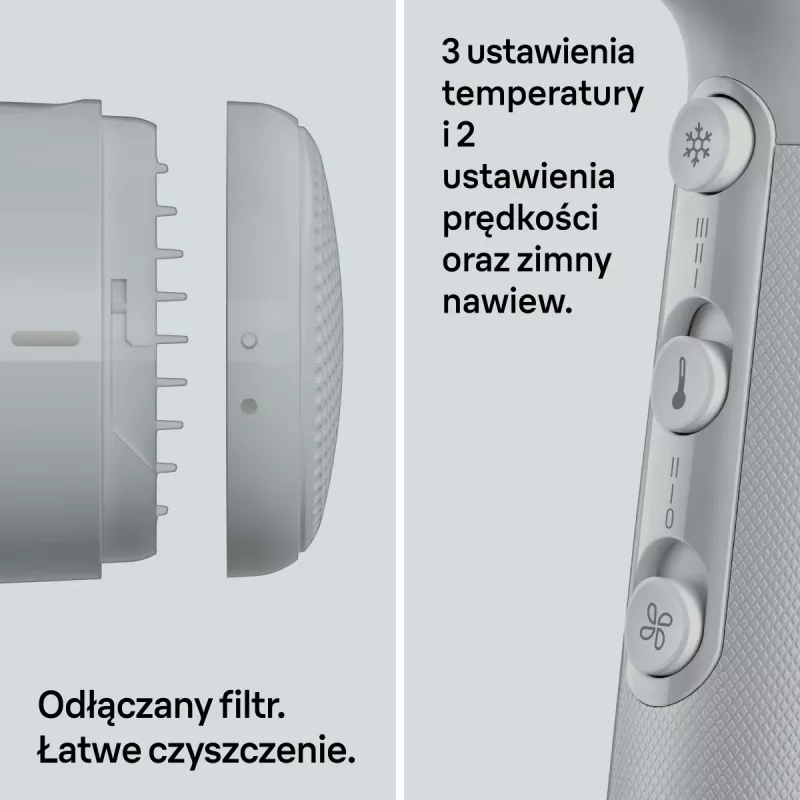 Plaukų džiovintuvas Braun BRHD211E 2200W su jonine technologija