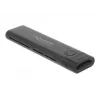 DeLOCK 42635 Juodas M.2 SSD korpusas (USB-C, NVMe/SATA, iki 10 Gbit/s)