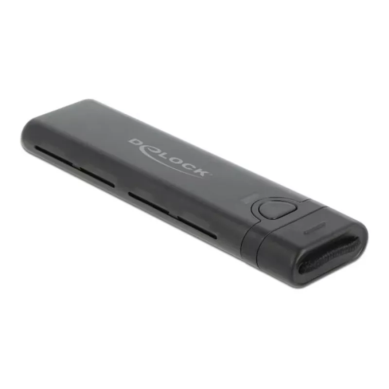 DeLOCK 42635 Juodas M.2 SSD korpusas (USB-C, NVMe/SATA, iki 10 Gbit/s)