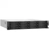 QNAP TS-H1277AXU-RP NAS stelažinis (2U) AMD Ryzen™ 5 16 GB DDR5 0 TB QuTS hero Juodas
