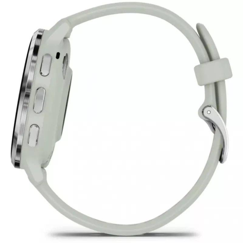 Garmin Venu 3S 3,05 cm (1,2 colio) AMOLED 41 mm skaitmeninis 390 x 390 pikselių liečiamas ekranas Pilka, Sidabrinė Wi-Fi GPS (palydovas)