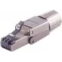 RJ-45 kištukinis lizdas ShiverPeaks BS08-45006 juodas