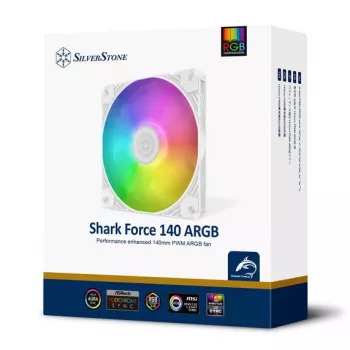 Aušintuvo ventiliatorius SILVERSTONE SST-SF140W-ARGB 140 mm su ARGB apšvietimu