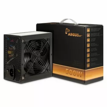 Inter-Tech ArgusNT BPS-500 maitinimo blokas 500 W 20+4 pin ATX ATX Juoda