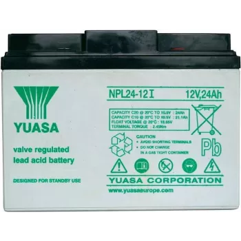 Sandarioji AGM baterija Yuasa NPL24-12 12V 24Ah su M5 gnybtais