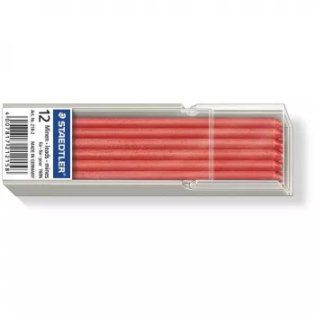 Pripildymo šerdys rašikliui Staedtler Lumocolor 218 Raudona 12 vnt.