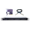 QNAP TL-R400S - Festplatten-Array - 4 Schächte (SATA-600) - SATA 6Gb/s (extern) - Rack - einbaufähig - 1U