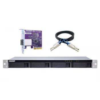 QNAP TL-R400S - Festplatten-Array - 4 Schächte (SATA-600) - SATA 6Gb/s (extern) - Rack - einbaufähig - 1U