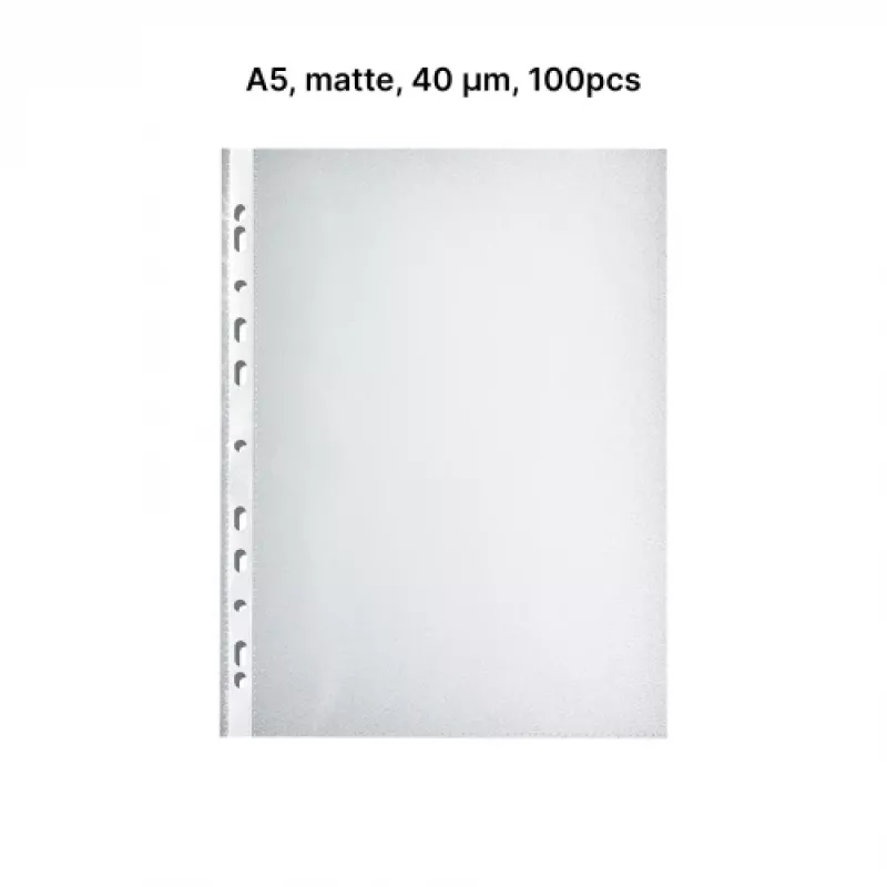 AD Class Perforuota kišenė Orange Peel A5 40 mikronų, pakuotė 100 vnt.