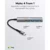 Goobay Slim 4 prievadų USB-Hub USB-C į USB-A 5 Gbit/s - kištukas 1x (76562)