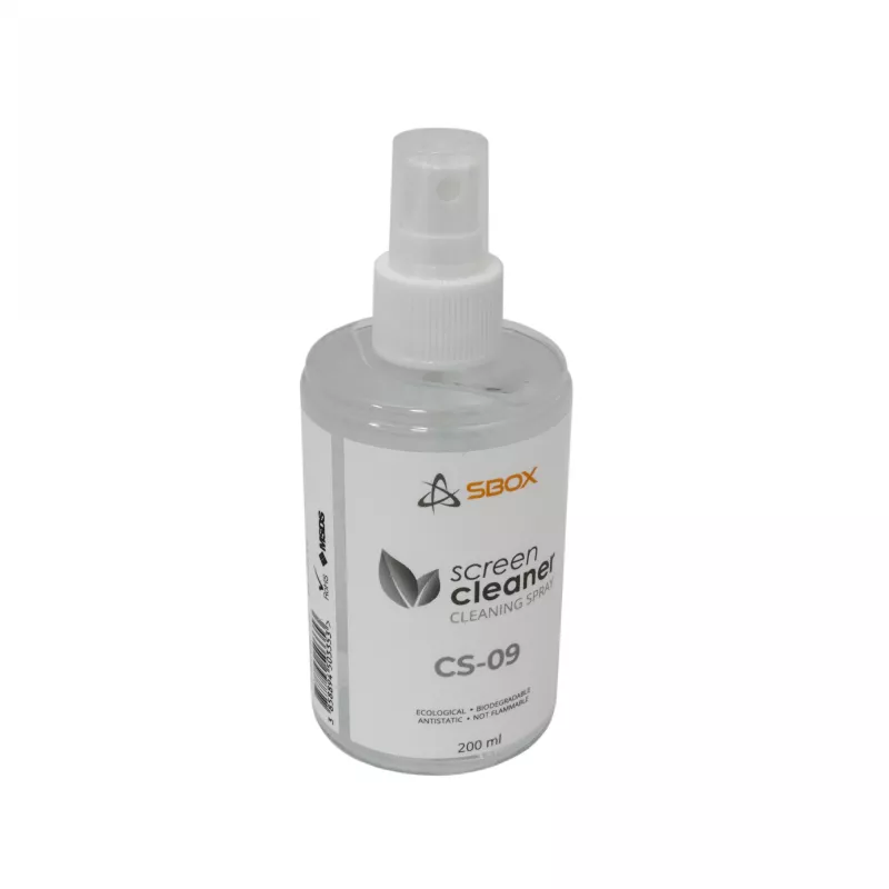 Ekrano valiklis SBOX CS-09 200 ml – skystis ekranams ir stiklui valyti