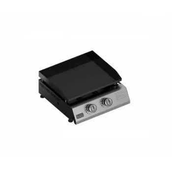 Dujinė kepsninė Black & Decker BXOP4900E — 2 degikliai, 450×360 mm grotelės, nerūdijantis plienas, sukamieji valdikliai