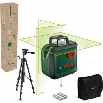 Bosch Advanced Level 360 Set – Linijinis nivelyras 24 m, 500-540 nm (< 10mW)
