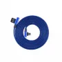 Sbox USB->Micro USB 90 laipsnių kabelis M/M 1,5m USB-MICRO-90BL mėlynos spalvos
